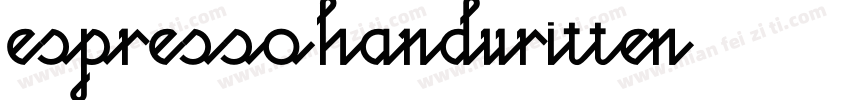 Espresso Handwritten字体转换